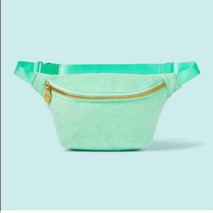 Stoney Clover Lane x Target Light green Terry Cloth Fanny pack NWOT
